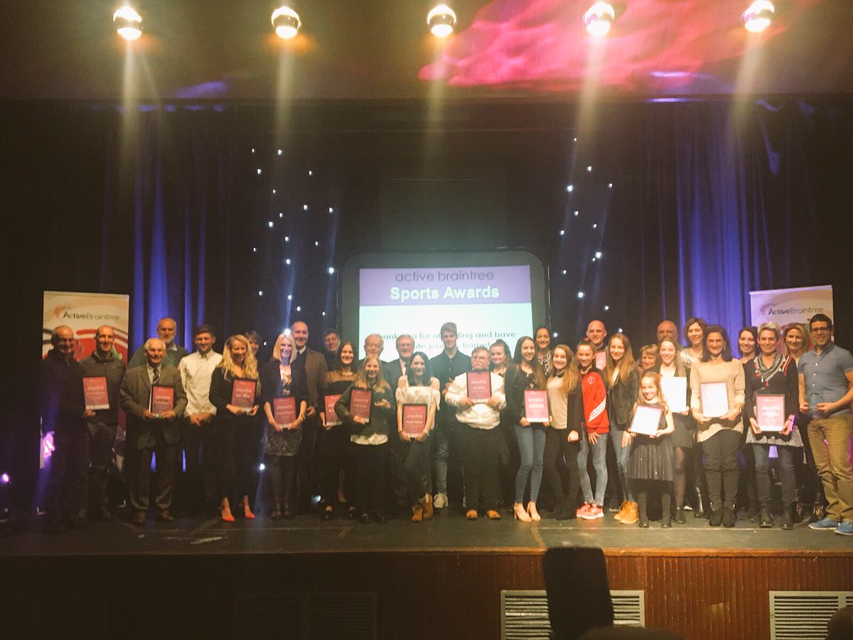 BraintreeDC's tweet photo. A big well done 👏 to all our winners and runners up at the #ActiveBraintree Sports Awards! @ActiveEssex @Frankiericci @GeorgeYard https://t.co/3RlFYZwuxR