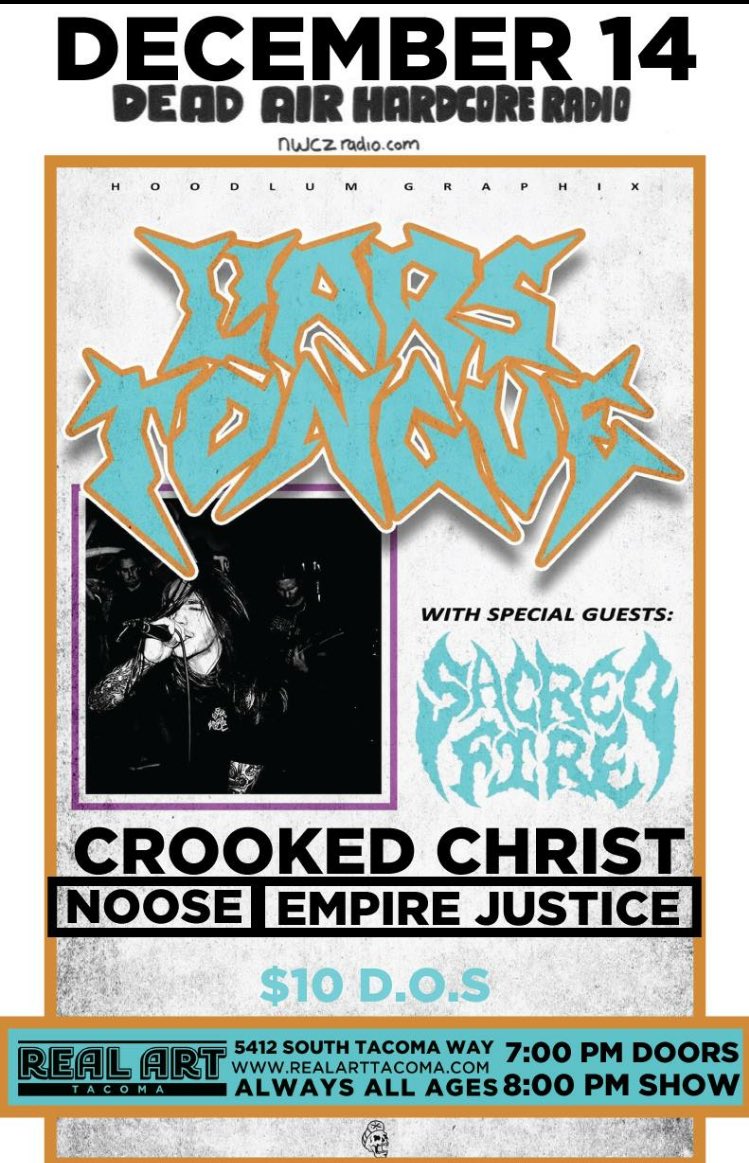 Next month, come out to our next presents show at <a href="/RealArtTacoma/">Real Art Tacoma</a> 12/14