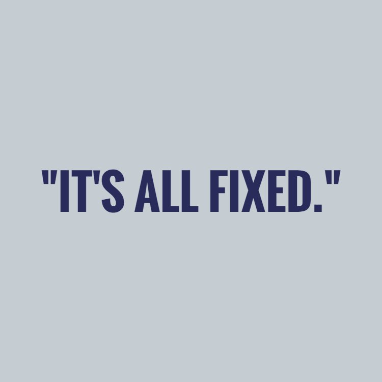 The best three words you'll hear all week.