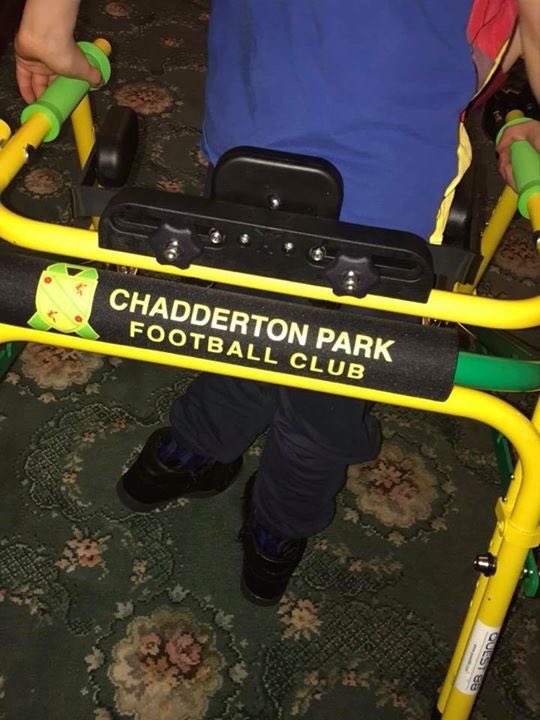 ChaddyPark's tweet photo. Frame no. 2 now being enjoyed by #archie 
Only @ChaddyPark 
#inclusion #cerebralpalsy #notselective #OldhamHour @Oldham_Hour @Manchester_FA https://t.co/FkH8sgHS0U