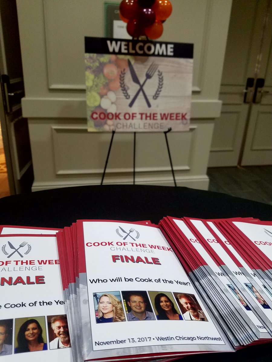 The final four will compete LIVE tonight in the Daily Herald Cook of the Week Challenge Finale, at the Westin Chicago Northwest. Who will win the title for Cook of the Year??
