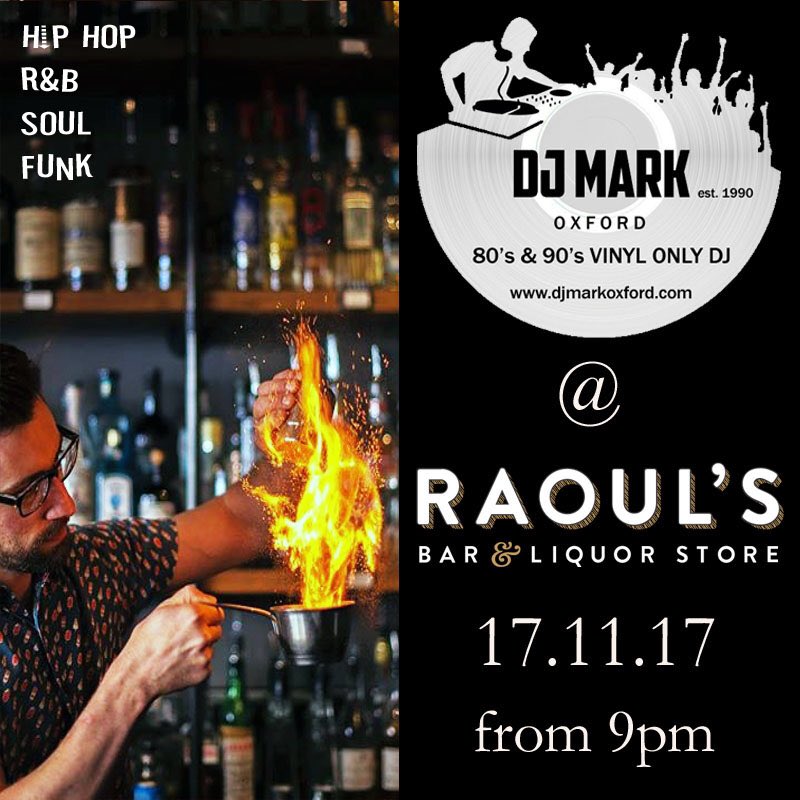 Back playing <a href="/RaoulsBarOxford/">Raoul's Bar</a> this Friday!