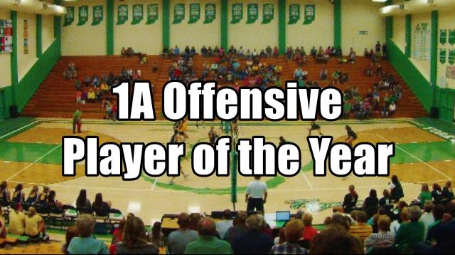 Delaware County Volleyball 1A Offensive Player of the Year: Alexis Huff, Cowan