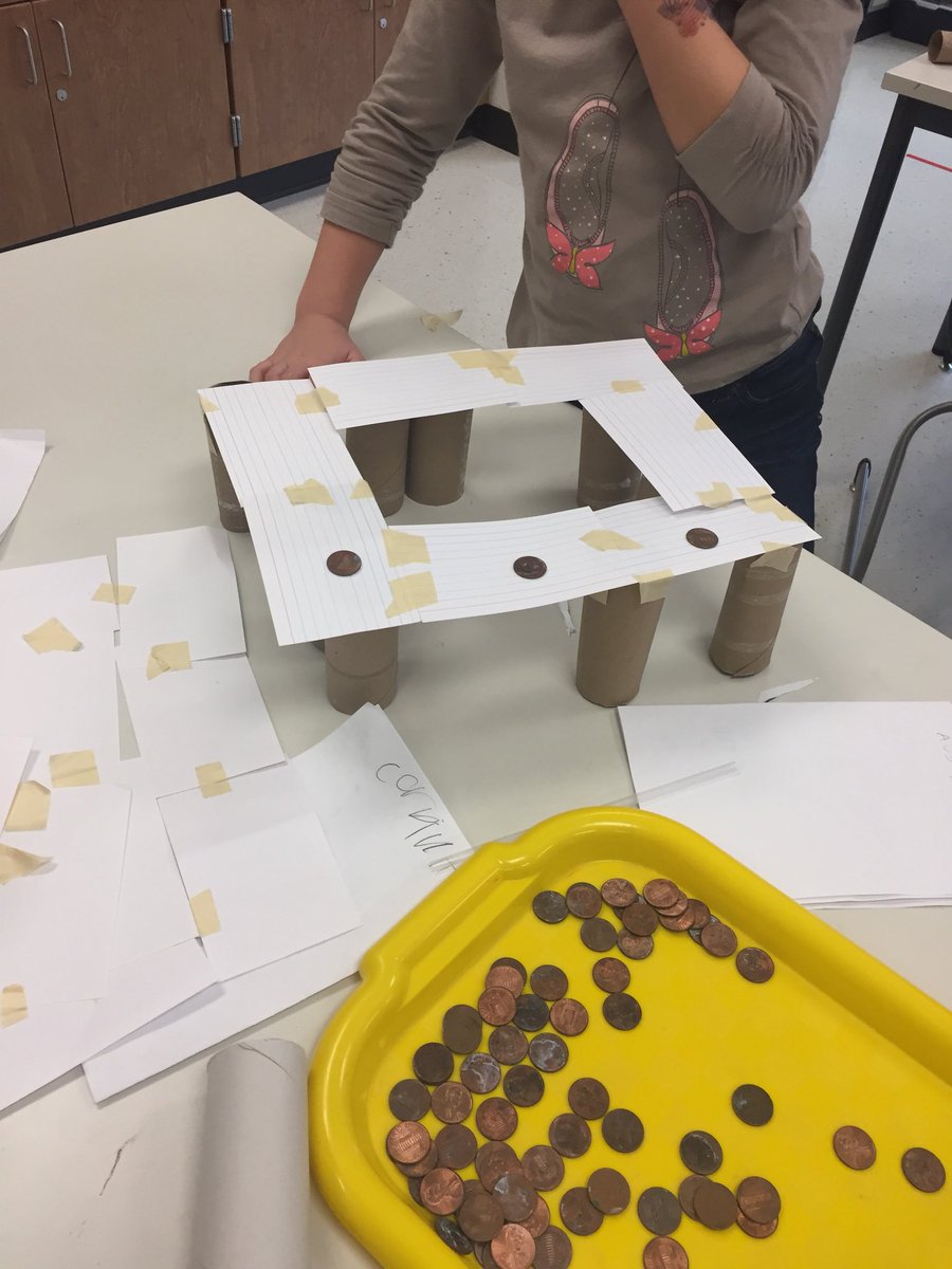 camey_stem's tweet photo. 1st grade testing Thanksgiving tables that seat 10 to see how many dishes it can hold. #engineeringdesignprocess #cameypride @Camey_ES https://t.co/LOBamOpJcn