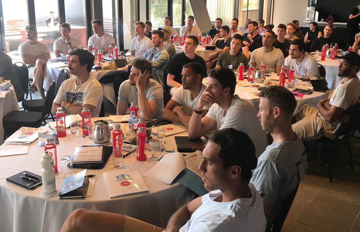 "Each AFL player has had a different journey."

aflplayers.com.au/article/afl-pl…

We've joined forces with <a href="/TwoPointZeroAu/">TwoPointZero</a> to hold the inaugural AFLPA Outduction Camp today and tomorrow.