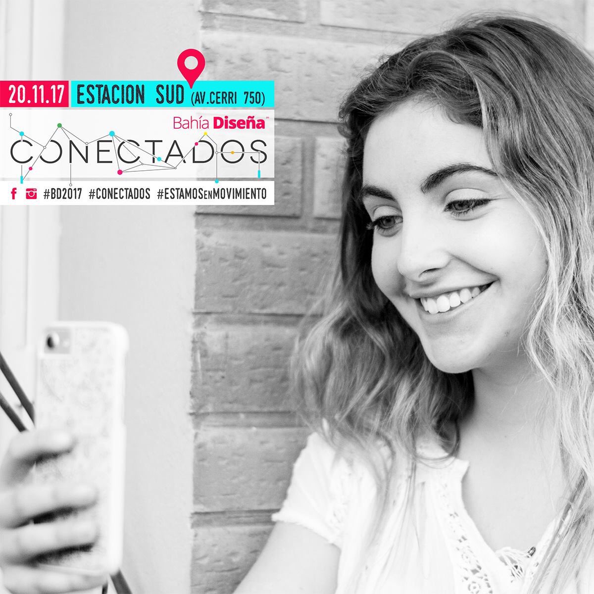 EspacioBD's tweet photo. 🔜 Nueva edición Bahía Diseña: Conectados.
Agendate ✔️
20 de Noviembre. Estación Sud. 👏👏
Los mejores diseñadores. Un día con sorpresas y con mucho movimiento. 😉
+Cultura + Diseño + Solidaridad.
#Conectados #BD2017 #EstamosEnMovimiento https://t.co/1krHLlHW3I