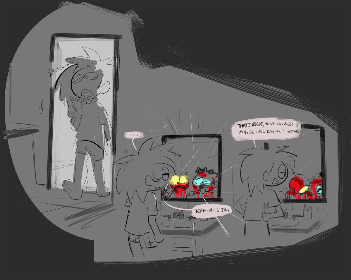 dumb messy doodles i had lyin around 