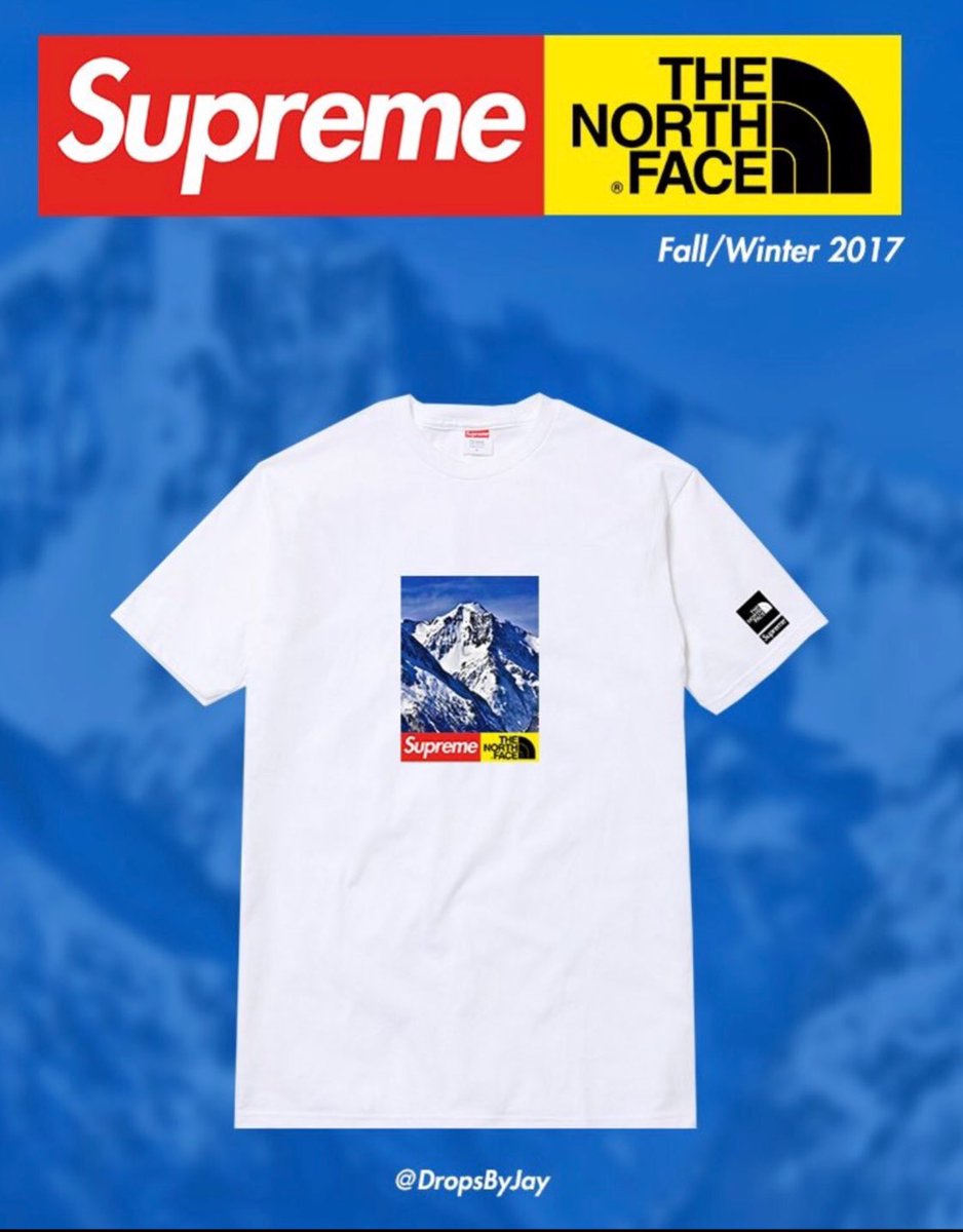 supreme north face t shirt