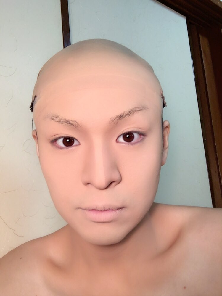 ももり 初参加ですm M 顔だけですがケイミーちゃんやってみました