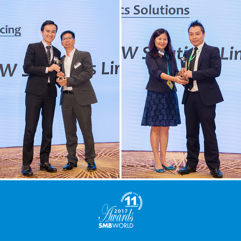 PCCWSolutions's tweet photo. We are honored to receive the Best IT #Outsourcing Services and the Best #DataAnalytics Solutions awards at the #SMBWorld Awards 2017. These industry awards recognize our commitment to meeting customer needs and helping them achieve business goals and transform digitally. https://t.co/b9tLibKPgF