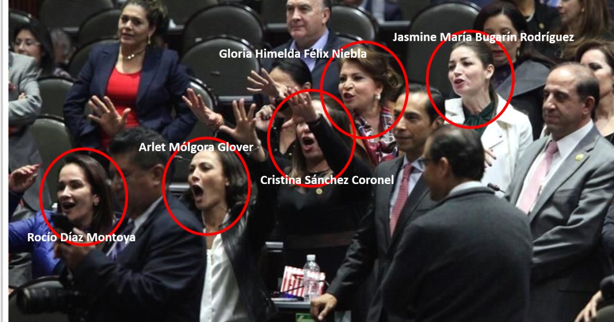 HuffPostMexico's tweet photo. ¿Quiénes son las diputadas que gritaron “Ehh… ¡p*****to!”? 😢 😠 🤦‍♂️ https://t.co/K5MFxIGLFA https://t.co/t4ACKdl1HC