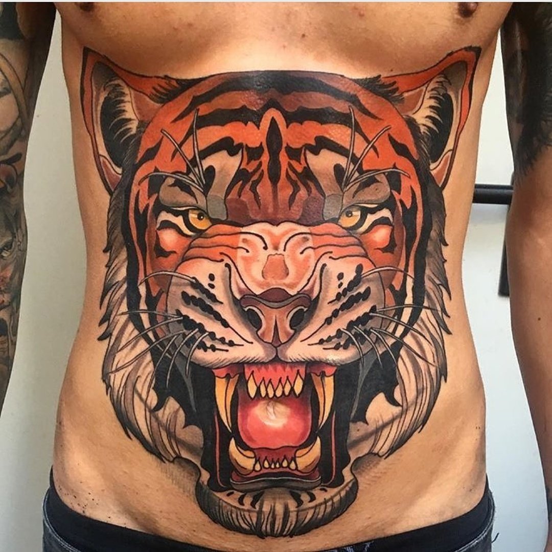 ExpertTattoo's tweet photo. #ink #tiger #tattoooftheday https://t.co/foTfU4oo7q