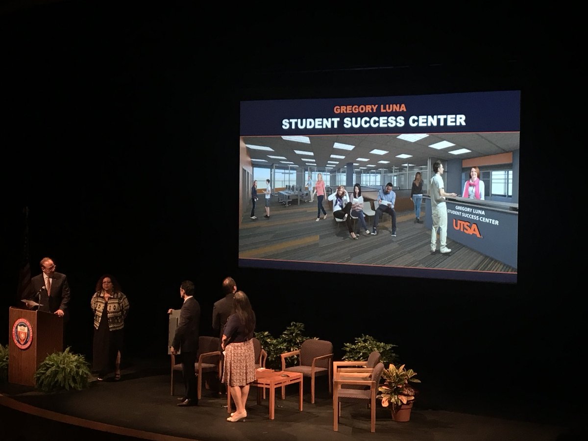 sofiabahena_'s tweet photo. .@UTSA announces the establishment of the Gregory Luna Student Success Center in memory of the late Sen. Luna @UTSAdowntown @Menendez4Texas @PresidentEighmy https://t.co/G3g6SsTG57