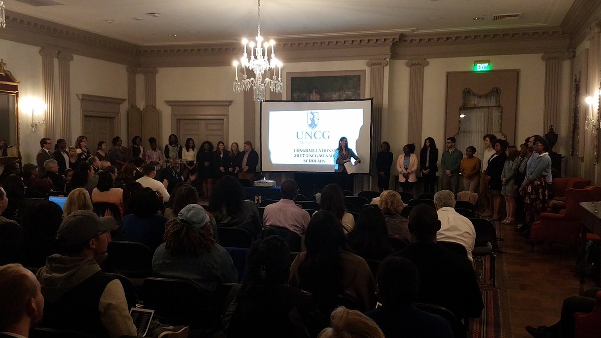 HigheredTerry's tweet image. Congratulations to the first class of McNair scholars at @UNCG !