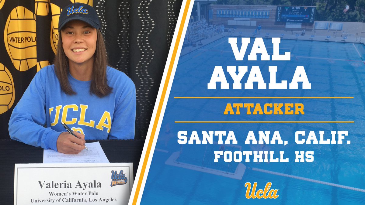 Also extending a Bruin welcome to Val Ayala, who will join us from Santa Ana, Calif. and Foothill HS! She is our newest signee. #GoBruins