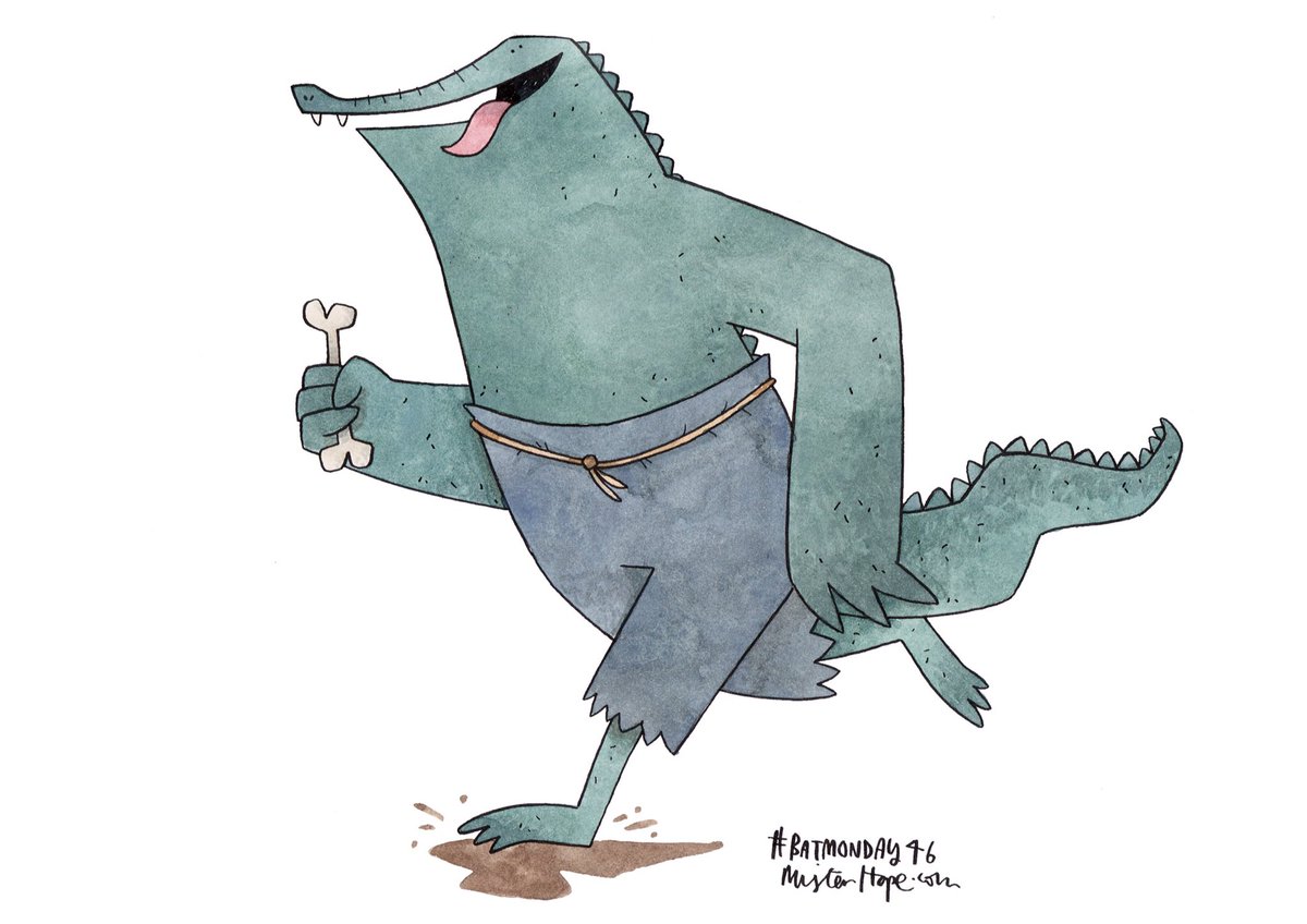 misterhpe's tweet image. #KillerCroc for #Batmonday today. Phew. Week 46. Where’s 2017 going?! #Batman