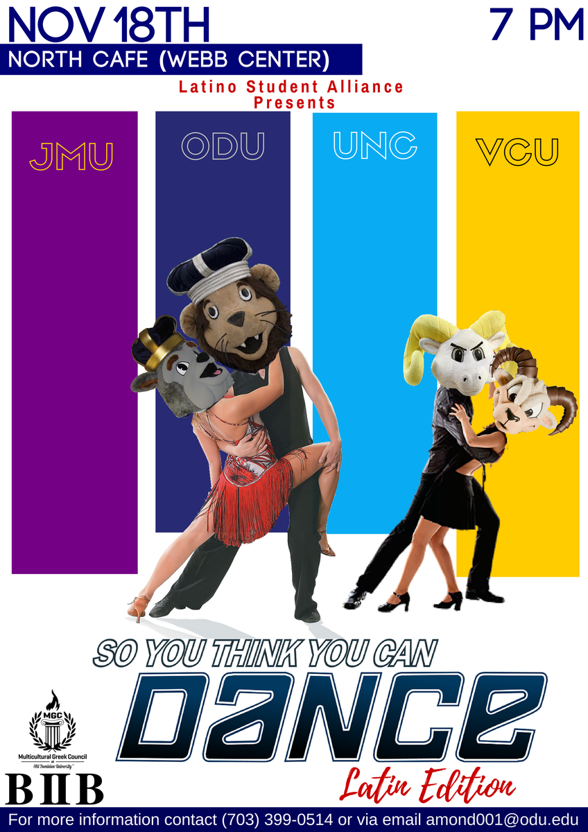 So, you think you can dance? The Latino Student Alliance presents this dance off in North Cafe. Be sure to show up and support your fellow #Monarchs