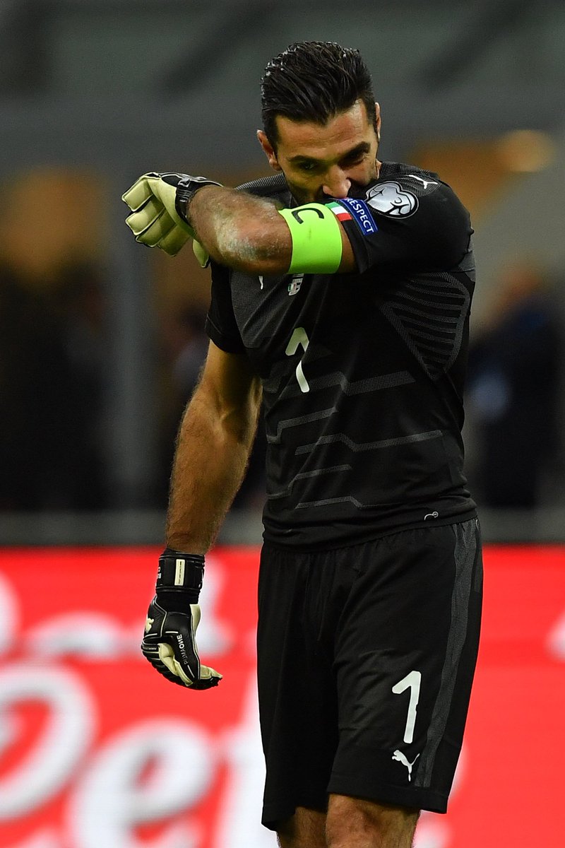 7320 - Days have passed since Gigi Buffon's debut with the National team in 1997, since then he has won 175 international caps. Hero.