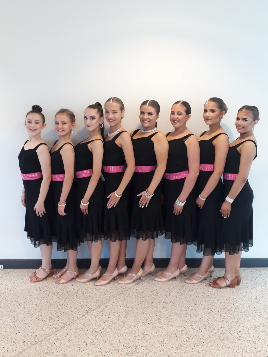 fabulousdancer's tweet image. My junior team in their #sodanca dresses from @movedancewear just added a sparkly belt . 2nd in local league #vasd