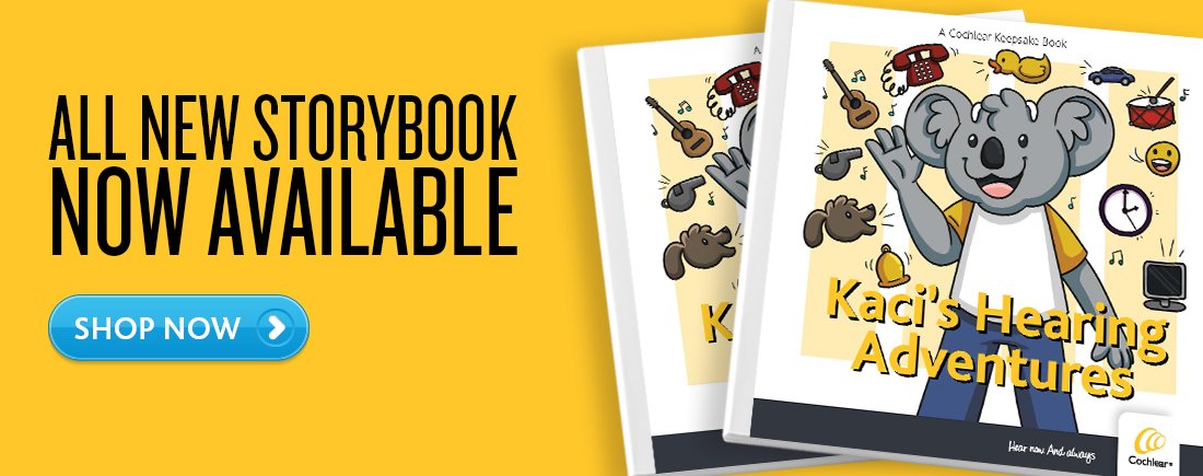CochlearUS's tweet photo. Follow Kaci’s #hearing adventures in our new interactive storybook. Get yours now at the #CochlearStore: https://t.co/qqVEeLhOIw. #HearYourWay https://t.co/MNGxw3xSYy