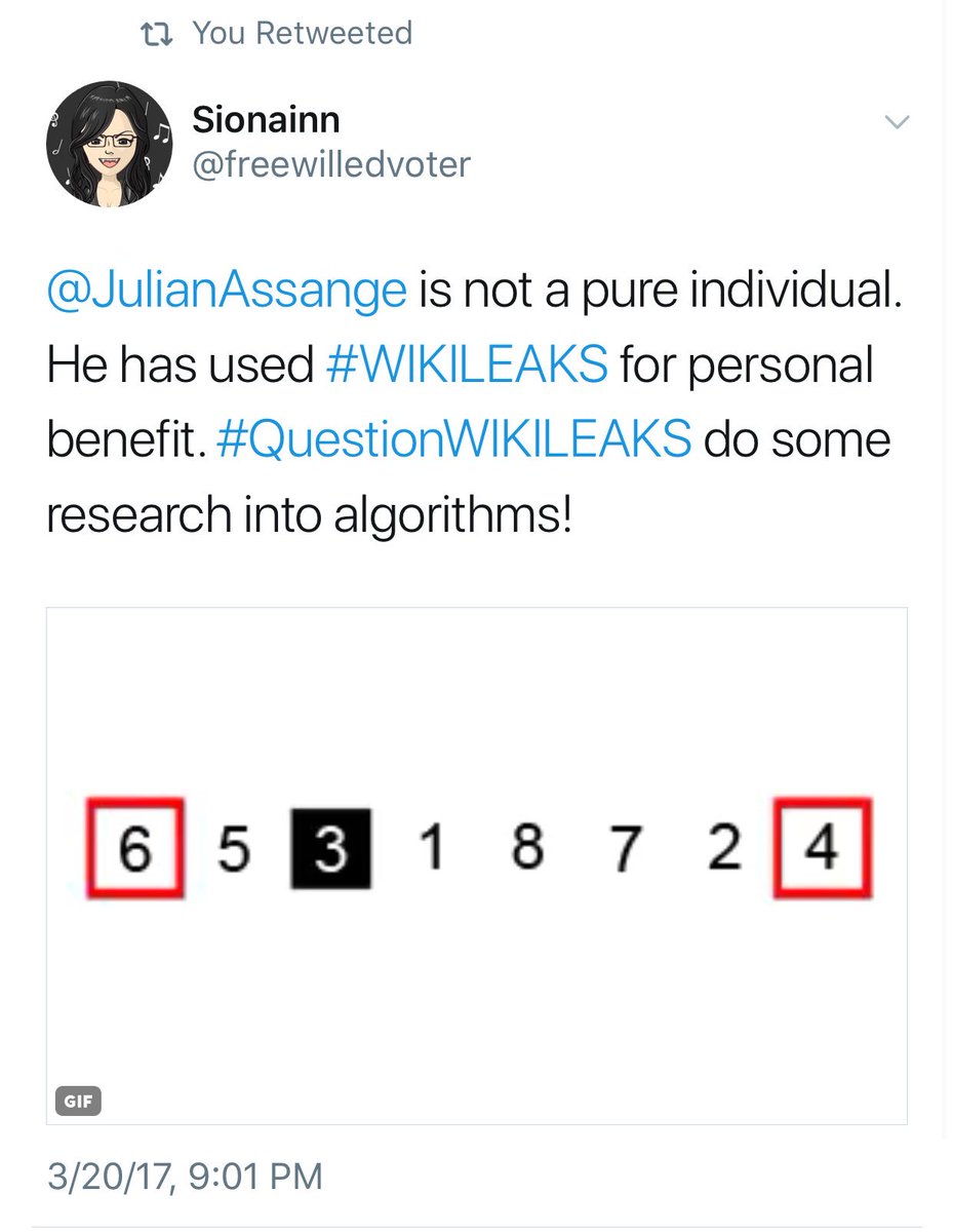 freewilledvoter's tweet photo. Been saying this about WikiLeaks for a long time! #QuestionWIKILEAKS https://t.co/R0hBZ91X9B