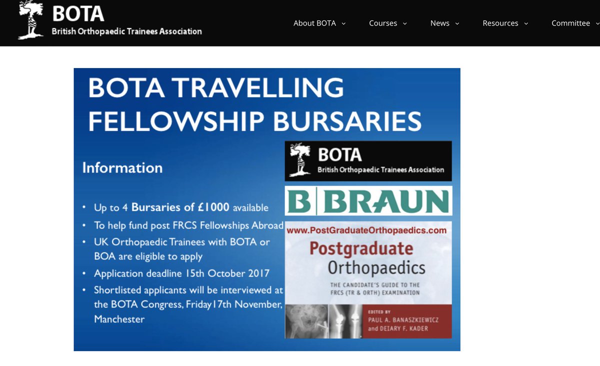 BOTA TRAVELLNG FELLOWSHIP BURSARIES 2017
<a href="/bota_uk/">BOTA</a>