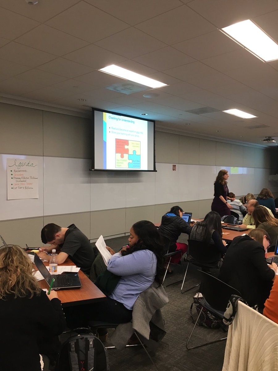 FCPS_OPLFE's tweet image. SPOILER ALERT! Seminar coaches working through the content for next week's sessions for our new teachers #checkingforunderstanding #GreatBeginnings
