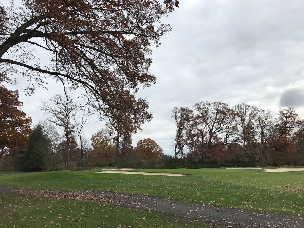 scwaltzy's tweet photo. Wow never realized how expensive trees are on a golf course. A superintendent said today between man hours blowing and picking up leaves 🍁 and gas and diesel cost he spends about $1,000 a day on leaves. Now multiple that by 50-60 days 😧.   Trees are expensive!!! https://t.co/HwhrLdnRle