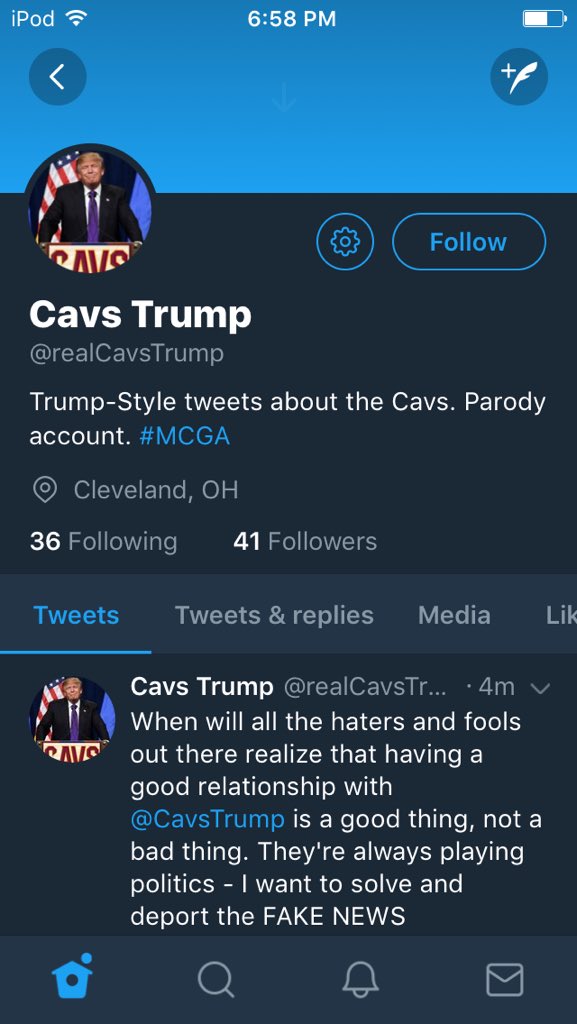 joe_c_2772's tweet photo. You vs the guy she tells you not to worry about @realCavsTrump @CavsTrump https://t.co/nlPZKMuiUr