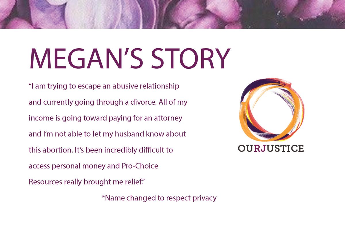 For 50 yrs we've provided financial/practical support to ppl seeking #abortioncare. Schedule your Give to the Max Day donation so we can continue removing barriers between ppl/communities &amp; their #ReproFreedoms.  bit.ly/1GPk0OO #reprojustice #abortionfunds <a href="/OurJusticeRJ/">Our Justice</a>