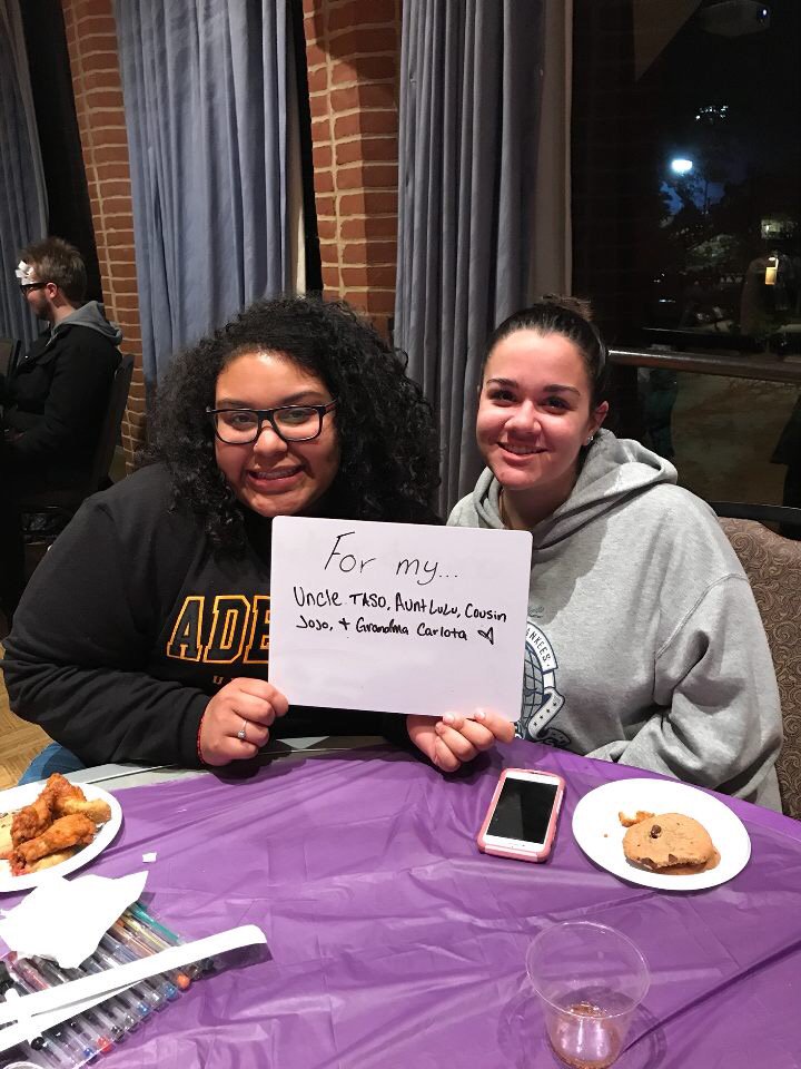 AdelphiRelay's tweet image. Stop by our 90’s Party in UC 201 and tell us why you Relay! #AdelphiRelay