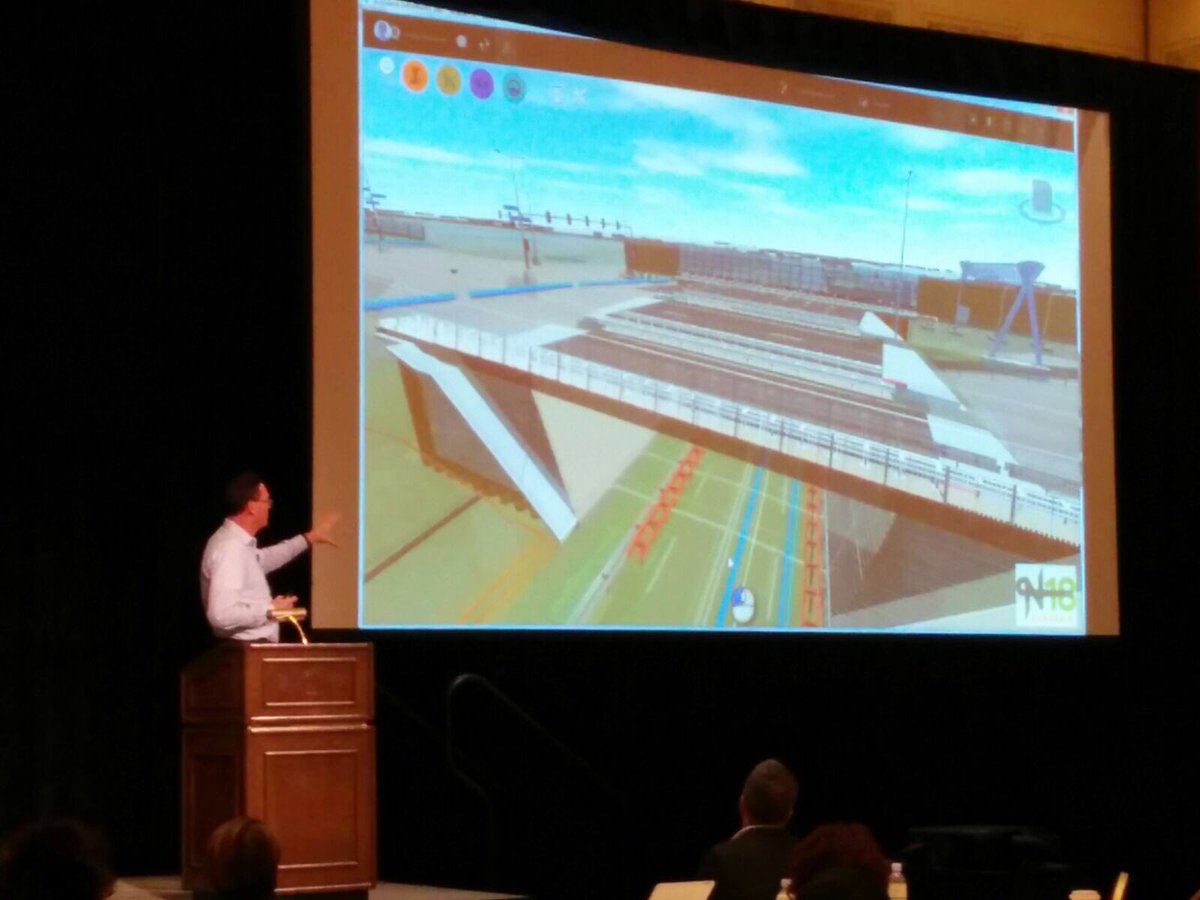 GeoniusEU's tweet photo. Mooie prestatie geleverd op het podium van de Transportation Summit op de Autodesk University 2017. #onsBIM #ourBIM https://t.co/sKaxRjHNiu https://t.co/6nrvwpCWAl