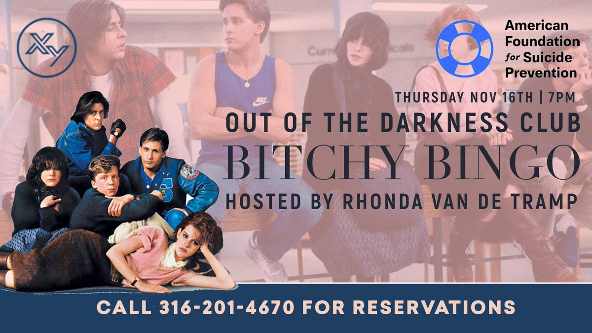 BaileyBlair's tweet image. This Thursday, join me and @AFSP_ICT for the first Out of the Darkness Bitchy Bingo!! I can't imagine more fun for a better cause. Also, I'm totally the basket case.