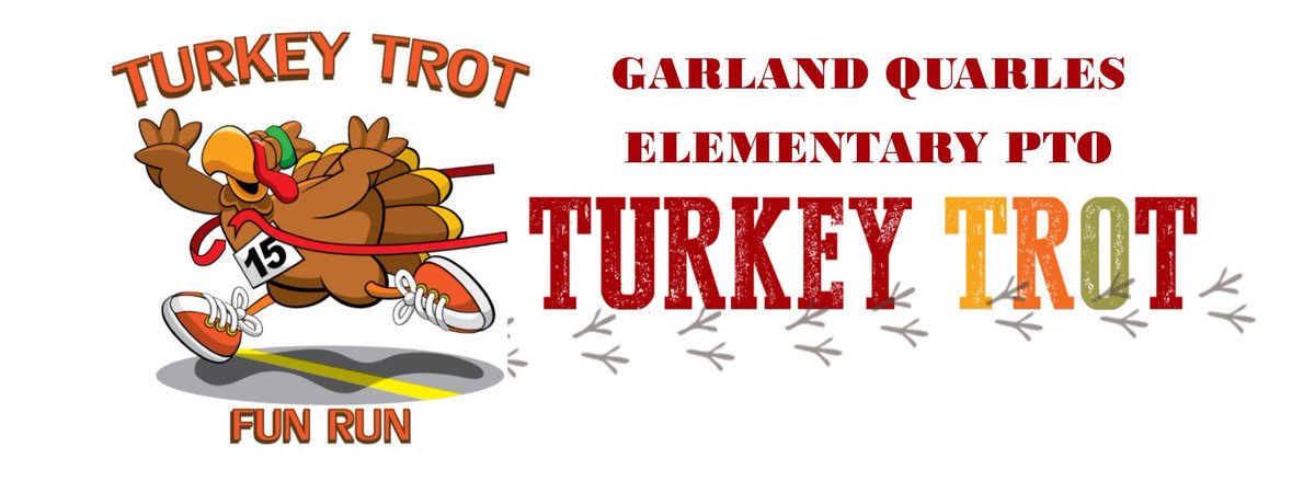 Hey Chameleons, Family and Friends! Big News Here! We will be running for fun and helping raise funds for our school! The GQES Turkey Trot, Nov 21st at 8am!  Shake your tail feathers and get those pledges! online donations at garlandquarlespto.com @gqeswps <a href="/write2bliterate/">Joanie Hovatter</a>