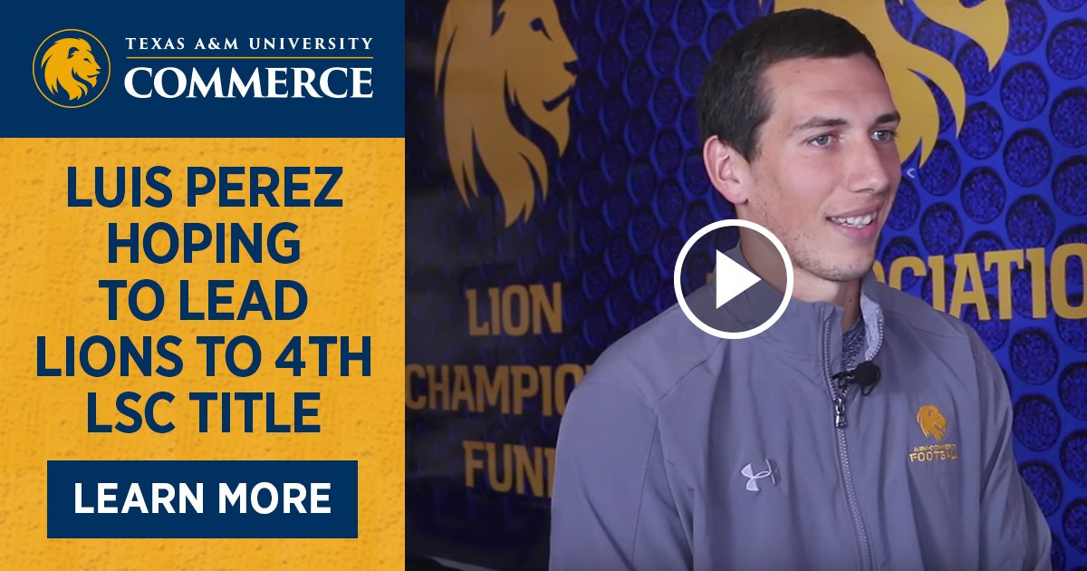 AggieTimber's tweet photo. @TAMUC QB, Luis Perez is catching eyes of NFL scouts and earning a rep as one of the best in Texas! #PridePromo  - https://t.co/czUdEp4rh6 https://t.co/YHtR6YunVL