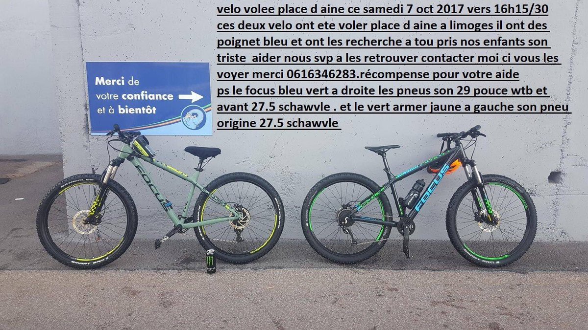 RAS_le_vol's tweet photo. 🚨ALERTE VELO D'ENFANT VOLÉe devant les yx des leur mère🚨#LIMOGES ! RT UN MAX! 👉 #raslevol !!

Contactez raslevol ou le numero sur la photo MERCI https://t.co/rkJM4st8fR