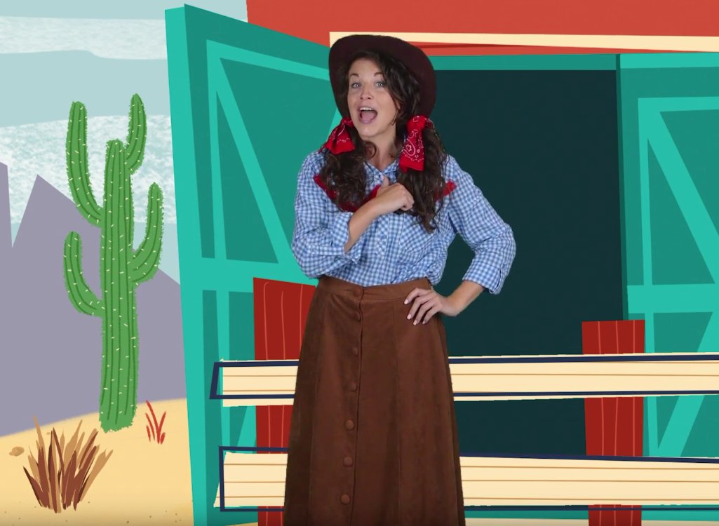 KidSpring's tweet photo. Sheriff Sam and your little deputy learned this story to help Lasso Lacy! Check it out! #KSWayOutWest https://t.co/8YXpaHHtrv https://t.co/FayNso6APN