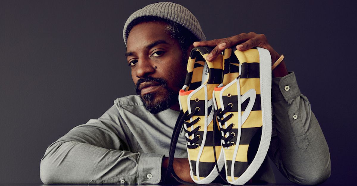 EBONY's tweet photo. Steppin' in Style: André 3000 Just Dropped A Footwear Line, and We're Here for Every Single Bit of It #DapperDre — https://t.co/DtDzkmoPWx https://t.co/6NgkGFFrAT