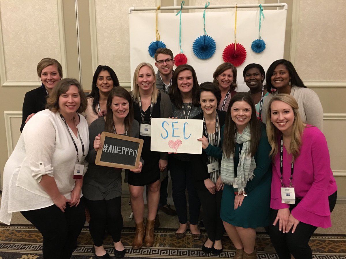 AHEPPP's tweet photo. Having fun at #AHEPPP17 #sec https://t.co/JrGTmsDQej