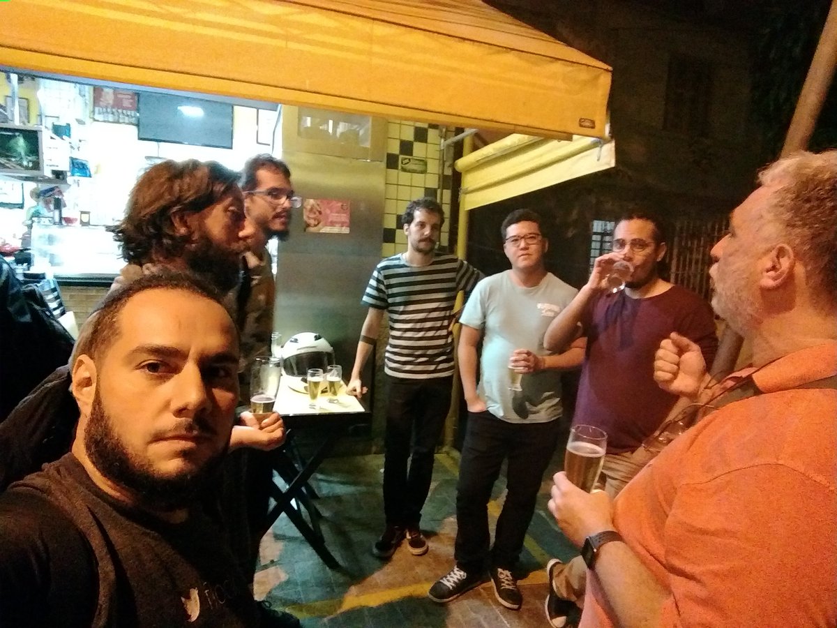cmagnorrocha's tweet image. Sim, teve #pybar no #GrupySP10anos 🍻🎂✨🎉 @grupysp #grupysp #Python
