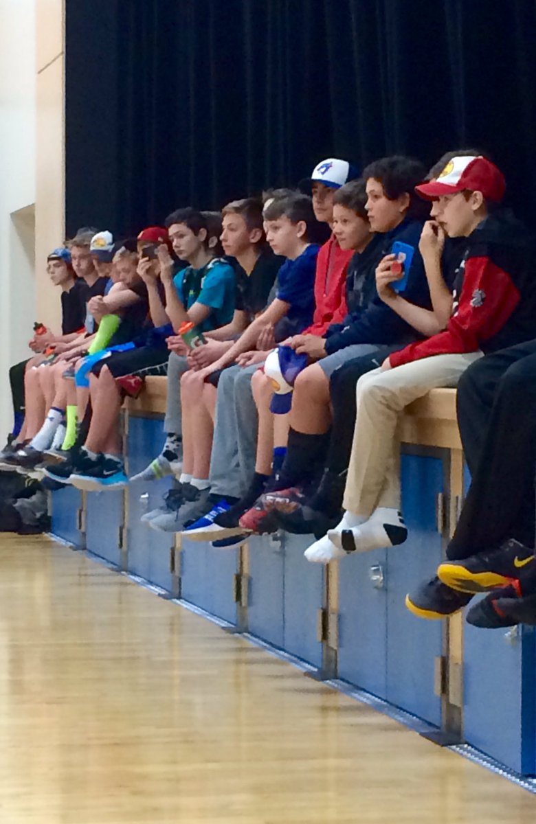 SPJH_PE's tweet photo. Our Pythons Grade 7 and 9 Boys Basketball Teams had an exciting surprise following their practice tonight: @stjohnsedge came to practice in our Pythons Gymnasium and our boys stayed to watch! Thanks SJ Edge👊 #RoleModels https://t.co/xwIy8J7P4Y