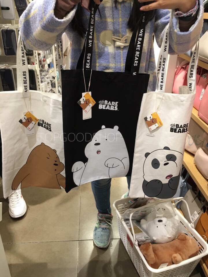 NNUTGD's tweet photo. [รอบหิ้วจีน 🇨🇳] ถุงผ้า ราคา 190 บาท 

หิ้วจาก shop miniso แท้
✈️กลับถึงไทย21 ส่งของ22พย.

#webarebears #webarebear #webarebearsxminiso #วีแบร์แบร์ 
#webarebears🐻🐼🐻 #webarebearsthailand
#webarebearcollection
#webarebearsdoll 
#preorderminiso
#icebear #WannaOneisBeautiful https://t.co/cp73VSN5sD
