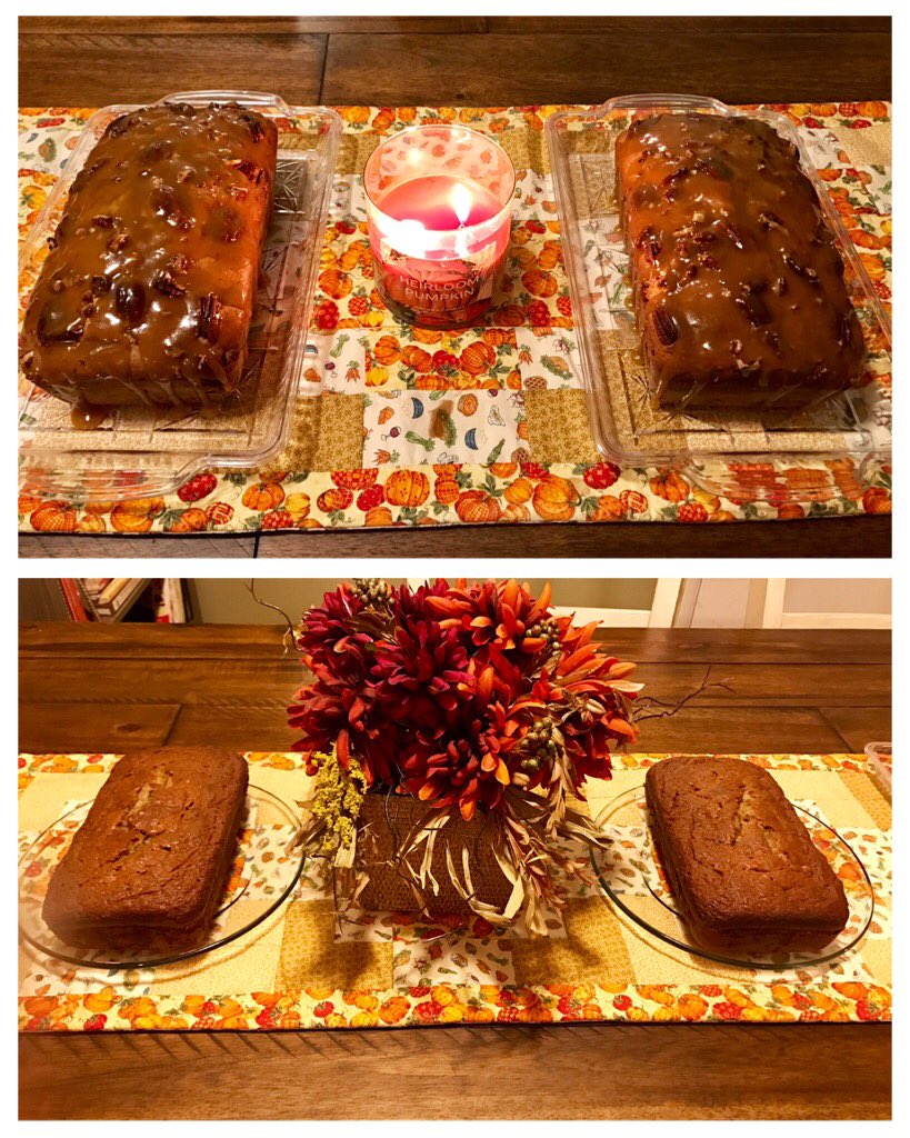 SandraKing05's tweet image. #HomemadeBread #BananaNutBread #AppleBread #ThisGirlCanBake #MadeFromScratch #MadeWithLove