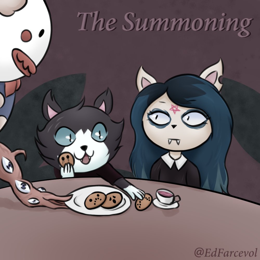 Ed_Farcevol's tweet image. Edgar wished cookies from the creepy clowns
Claire seems quite distrustful 

#TheSummoning #Claire #federator #art