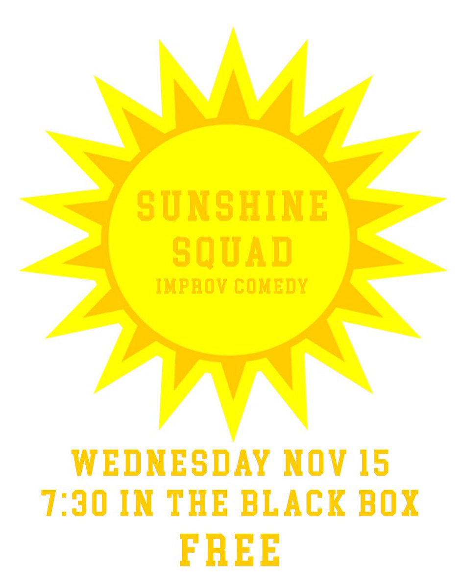 Sunshine Squad (@sbhsimprov) on Twitter photo 