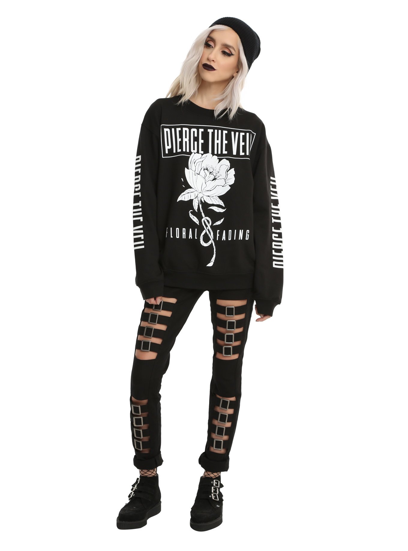 Pierce the top veil sweater