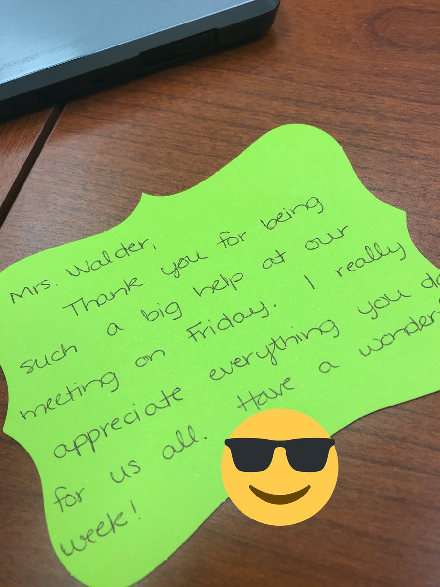 swalder7's tweet photo. Reflected all weekend about this mtg and found this today in my mailbox today. #supportiveTs #amazingTs #thankfulPrin #leadupchat #edchat https://t.co/0psH0ybLg2