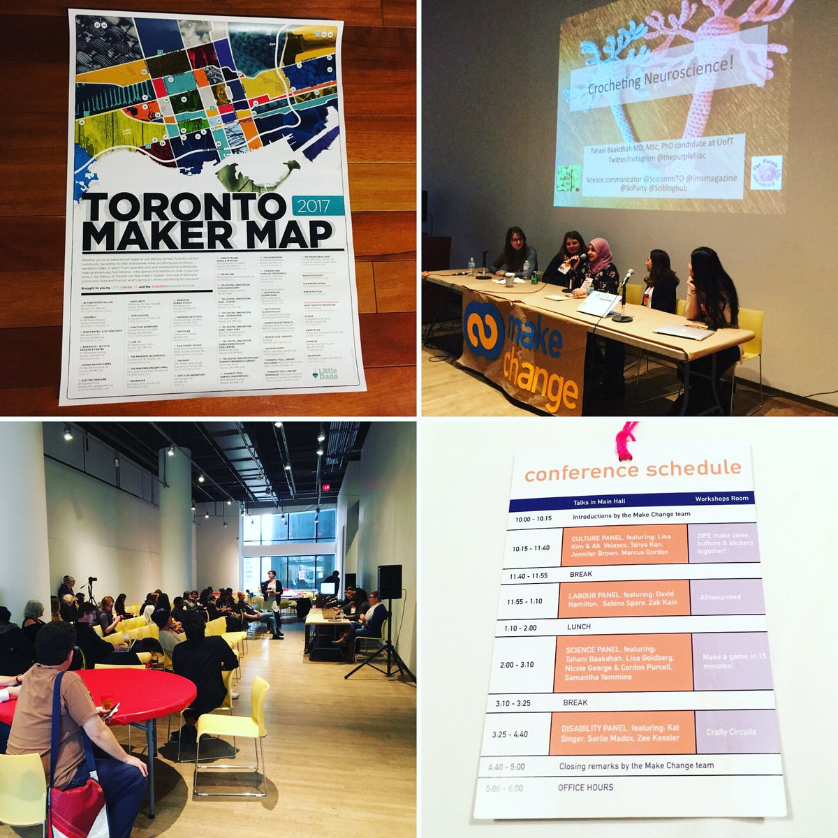 MakerWiz's tweet photo. Thank you @makechangeTO, @little.dada and all volunteers for another amazing #makechangeTO conference yesterday @designexchange #TO #the6ix #Canada150 #maker #culture #labour #science #disability https://t.co/ZaWNIBxb5X