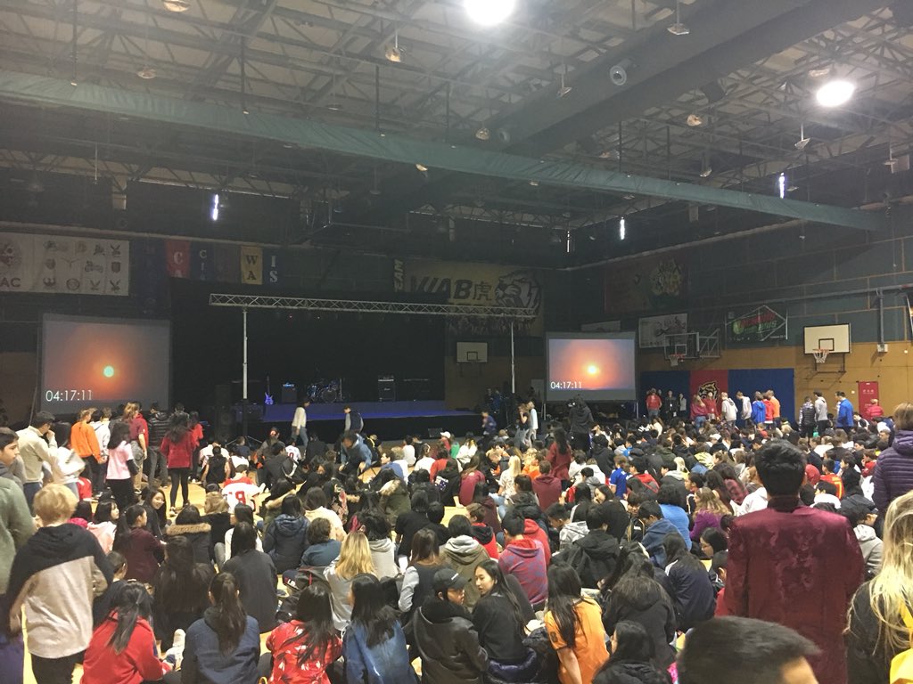 KenForde's tweet photo. It’s #globalissuesconference #gic2017 @WAB_LIVE today. Awesome day of student led workshops focused on finding our #wakeupcall https://t.co/sSPfc1CaoD