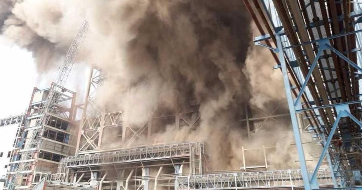 News18UP's tweet photo. रायबरेली- #ntpcexplosion NTPC हादसे की लापरवाही की बड़ी खबर ETV पर........ @myogiadityanath @CMOfficeUP @ChiefSecyUP @UPGovt https://t.co/jlxyBhV70X